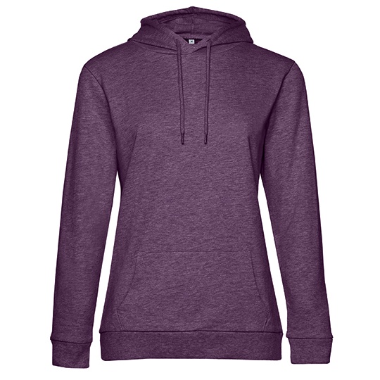Bluza Damska Bawelniana French Terry BCWW04W - Heather Purple
