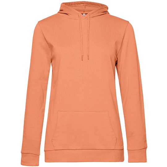 Bluza Damska Bawełniana French Terry BCWW04W - Melon Orange