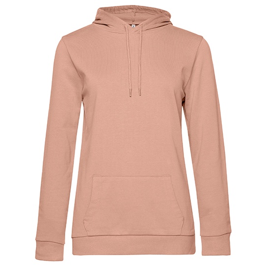 Bluza Damska Bawelniana French Terry BCWW04W - Nude
