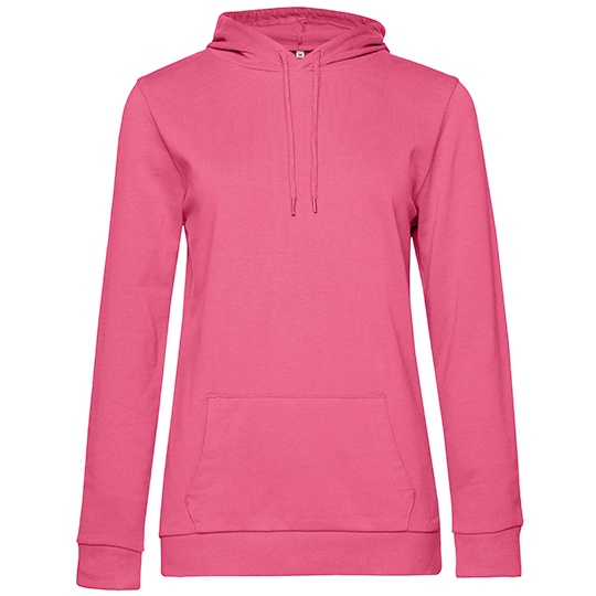 Bluza Damska Bawelniana French Terry BCWW04W - Pink Fizz