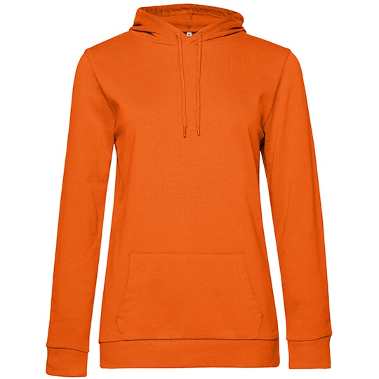 Bluza Damska Bawelniana French Terry BCWW04W - Pure Orange