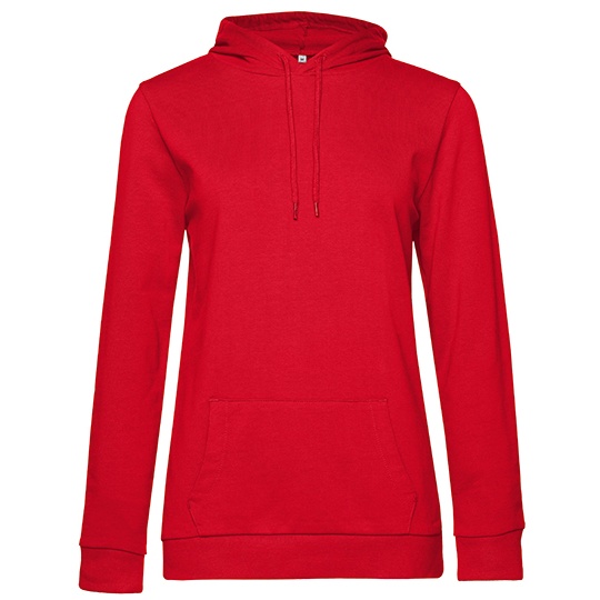 Bluza Damska Bawelniana French Terry BCWW04W - Red
