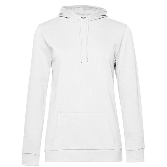 Bluza Damska Bawelniana French Terry BCWW04W - White