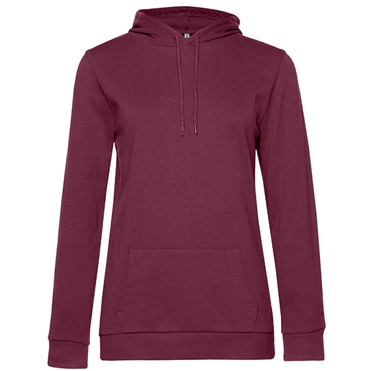 Bluza Damska Bawelniana French Terry BCWW04W - Wine