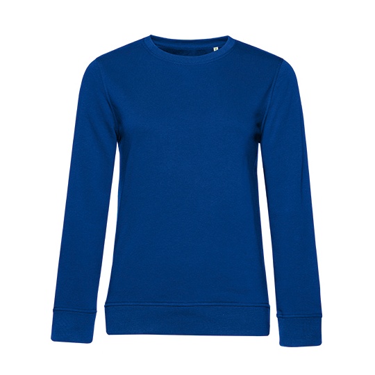 Bluza Dresowa Damska Klasyczna Bawelna Organiczna BCWW32B - Royal