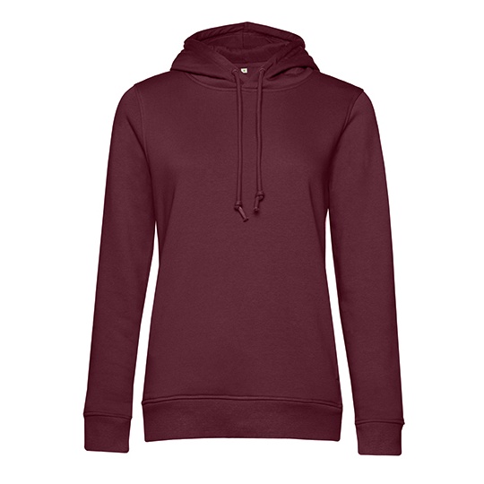 Bluza Damska Bawelna Organiczna BCWW34B - Burgundy