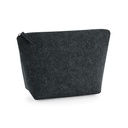 Kosmetyczka Zapinana na Zamek Filcowa BG724 - Charcoal Melange