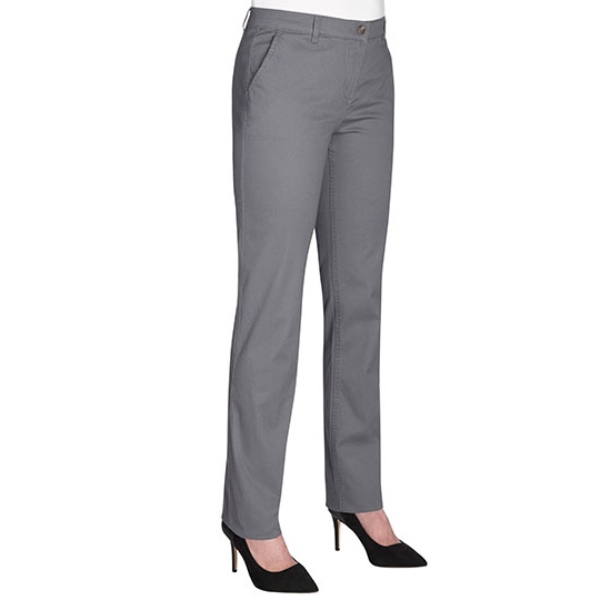 Spodnie chino damskie slim BR501 - Grey