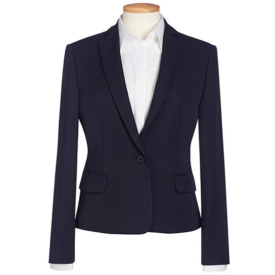 Marynarka Damska Slim Poliester BR650 - Navy