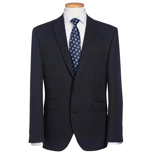 Marynarka meska slim jednorzedowa BR651 - Navy