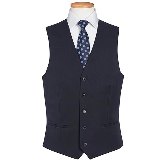 Kamizelka Meska Slim Poliester BR671 - Navy