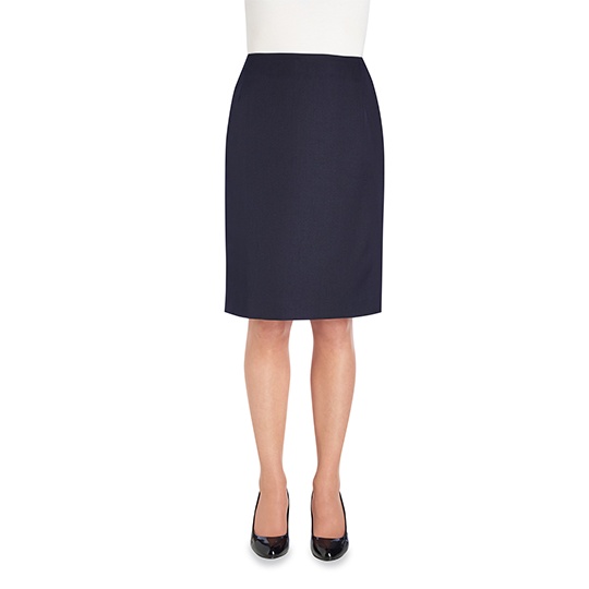 Spódnica Prosta Slim Poliester BR680 - Navy