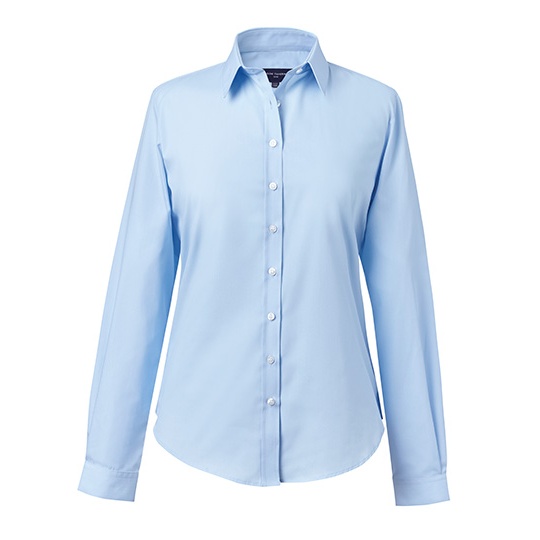 Koszula Damska Klasyczna Popelinowa BR692 - Blue
