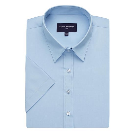Koszula Damska Klasyczna Popelina BR693 - Blue
