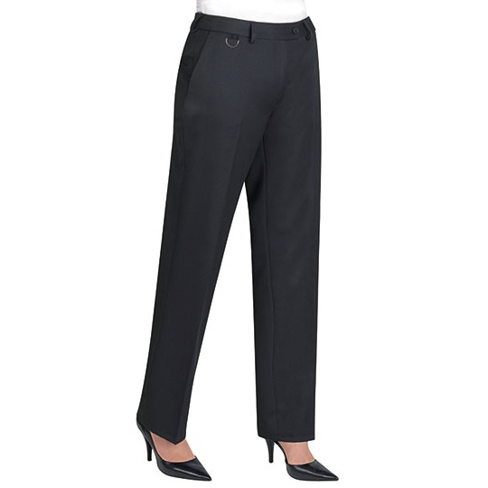 Spodnie Damskie Klasyczne Poliester BR750 - Black