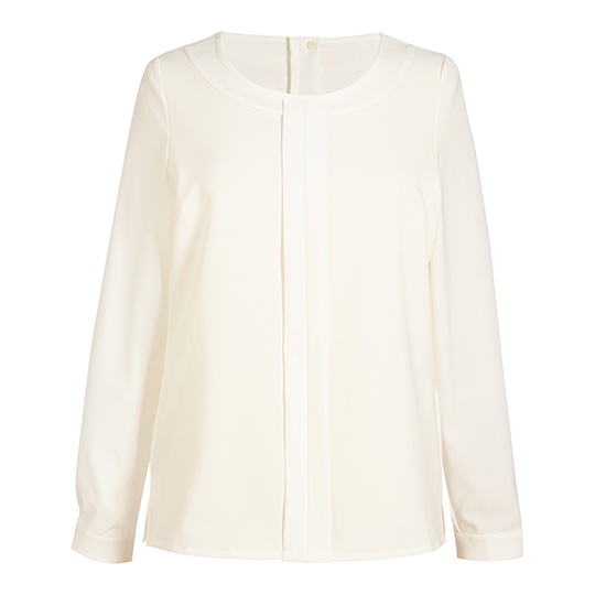 Koszula damska z dlugim rekawem BR800 - Cream