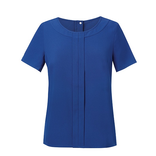 Bluzka Damska Klasyczna Poliestrowa BR803 - Royal Blue