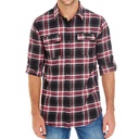 Koszula Klasyczna Flanelowa BU8210 - Red Check