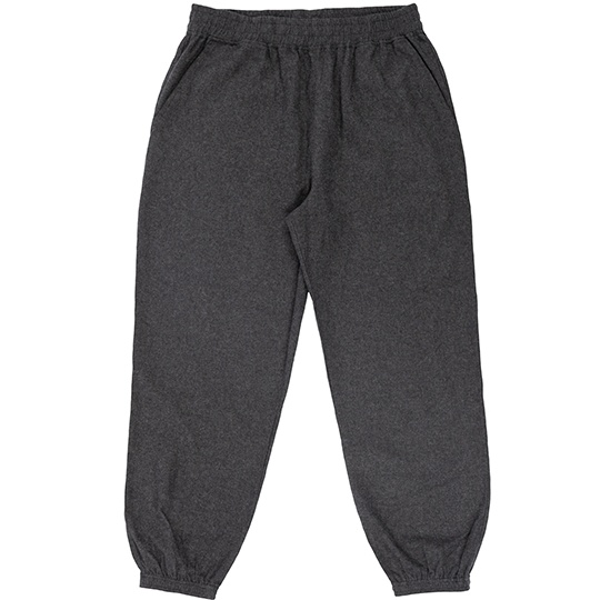 Spodnie Dresowe Flanelowe Bawełniane BU8810 - Heather Charcoal