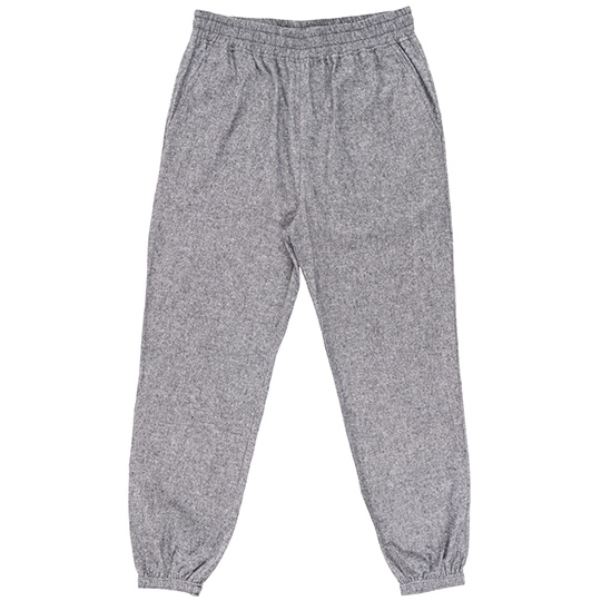 Spodnie Dresowe Flanelowe Bawelniane BU8810 - Heather Grey