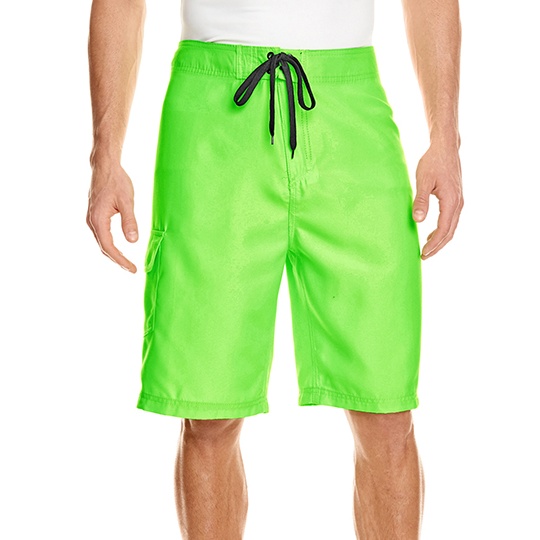 Szorty Board Poliester BU9301 - Neon Green
