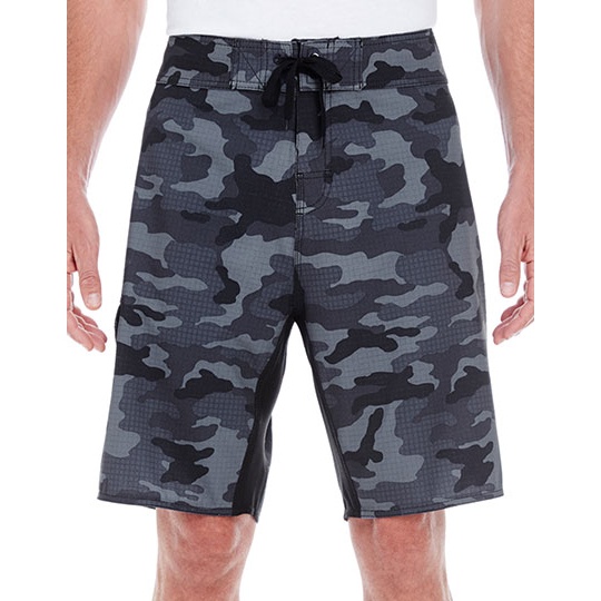 Szorty Kąpielowe Elastyczne BU9371 - Black Camo