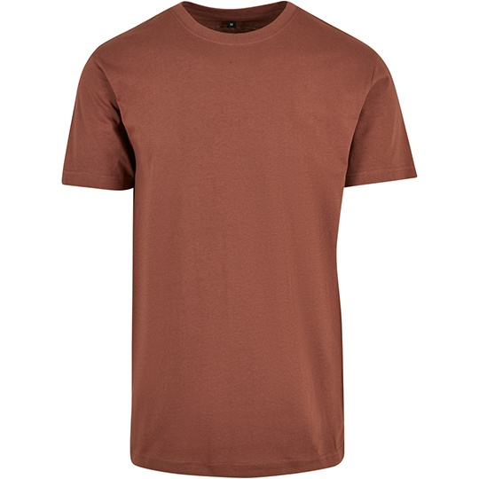 T-shirt Meski Slim Bawelniany BY004 - Bark