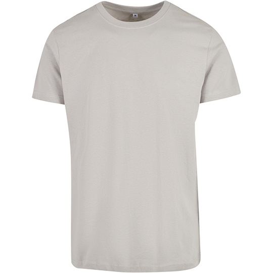T-shirt Meski Slim Bawelniany BY004 - Light Asphalt