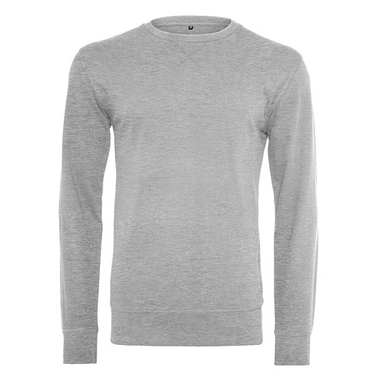 Bluza Dresowa Dlugi Kroj Bawelniana BY010 - Heather Grey