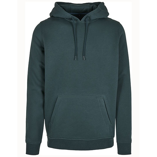 Bluza Dluga Bawelniana Poliestrowa Szczotkowana BY011 - Bottle Green