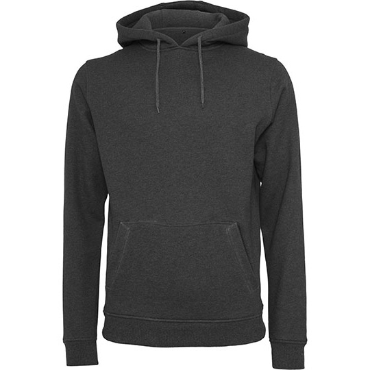 Bluza Dluga Bawelniana Poliestrowa Szczotkowana BY011 - Charcoal (Heather)