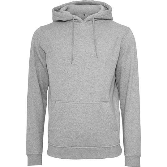 Bluza Dluga Bawelniana Poliestrowa Szczotkowana BY011 - Heather Grey