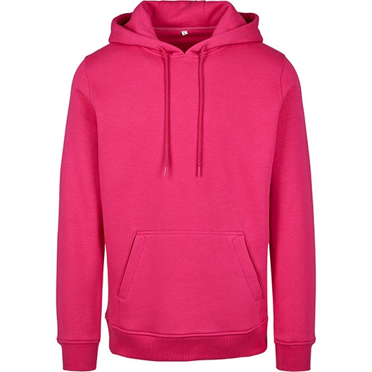 Bluza Dluga Bawelniana Poliestrowa Szczotkowana BY011 - Hibiskus Pink