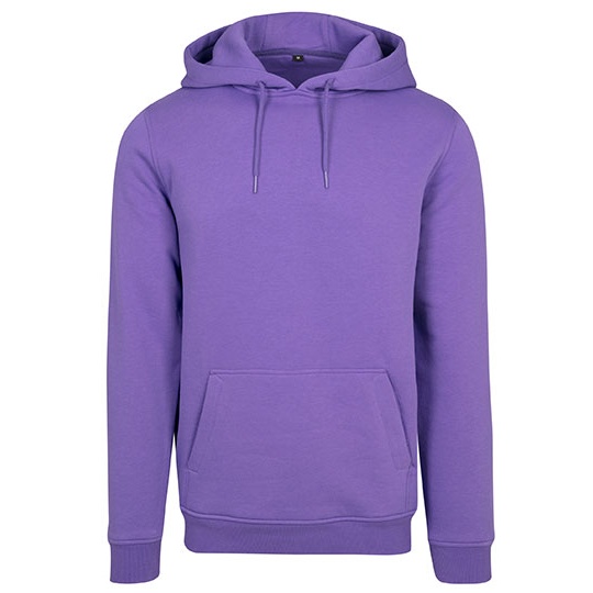 Bluza Dluga Bawelniana Poliestrowa Szczotkowana BY011 - Ultraviolett