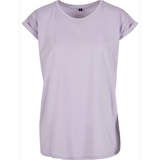 Koszulka Damska Dluga Bawelniana Jersey BY021 - Lilac