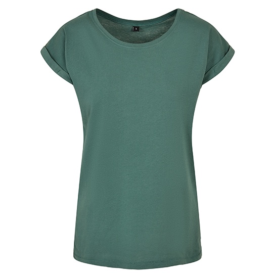 Koszulka Damska Dluga Bawelniana Jersey BY021 - Pale Leaf