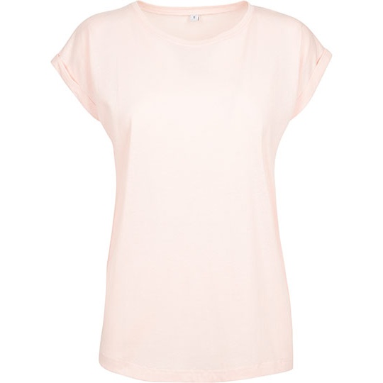 Koszulka Damska Dluga Bawelniana Jersey BY021 - Pink
