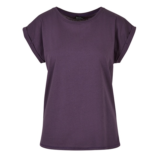 Koszulka Damska Dluga Bawelniana Jersey BY021 - Purple Night