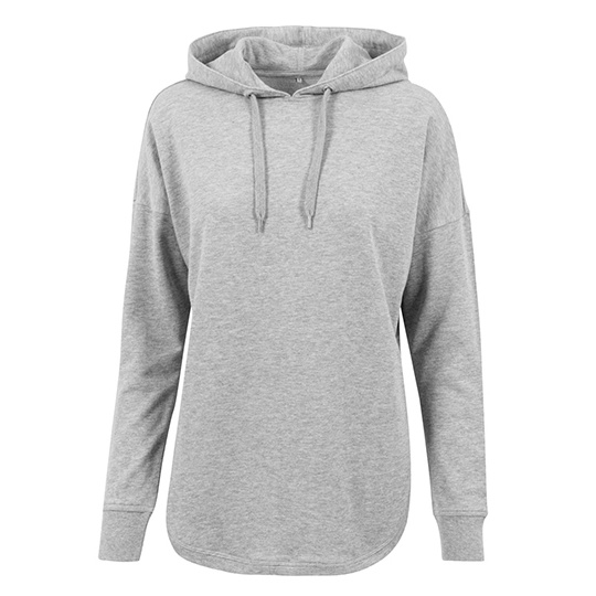 Bluza Damska Oversize French Terry BY037 - Grey