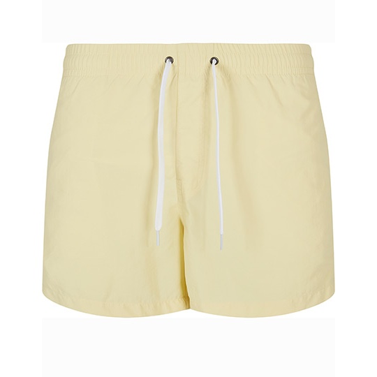 Szorty Kapielowe Nylonowe BY050 - Soft Yellow