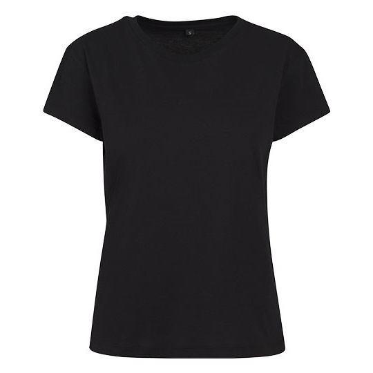 Koszulka Damska Boxy Bawelniana BY052 - Black