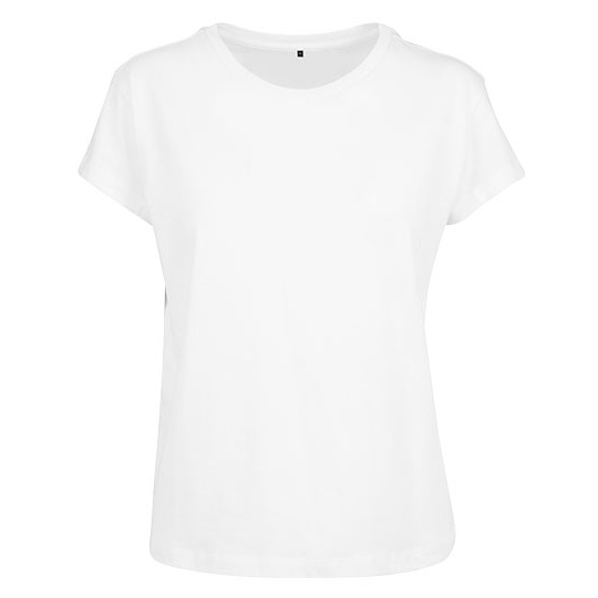 Koszulka Damska Boxy Bawełniana BY052 - White