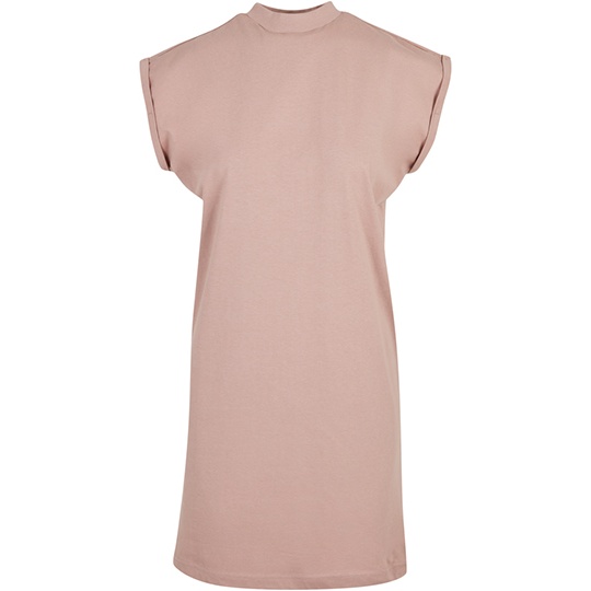 Sukienka t-shirtowa z mini stójką BY101 - Dusk Rose