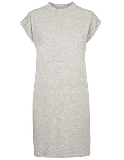 Damska sukienka z golfem BY101 - Heather Grey