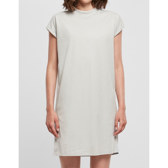 Sukienka T-shirtowa Bawelniana BY101 - Light Asphalt