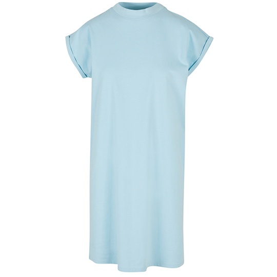 Sukienka T-shirtowa Bawełniana BY101 - Ocean Blue