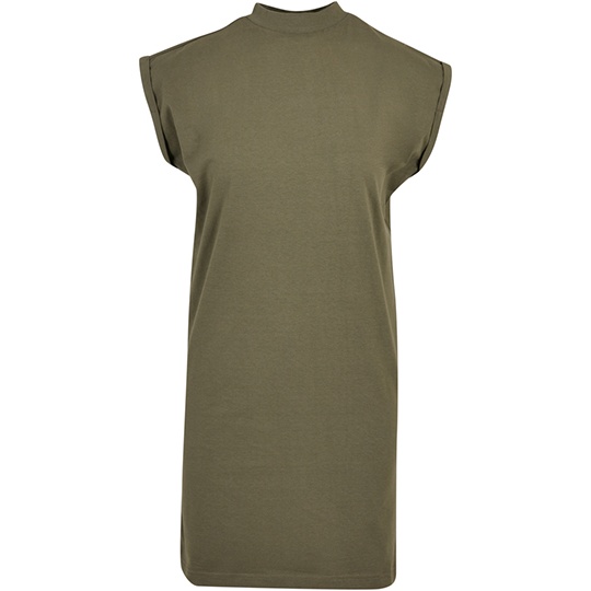 Sukienka T-shirtowa Bawelniana BY101 - Olive