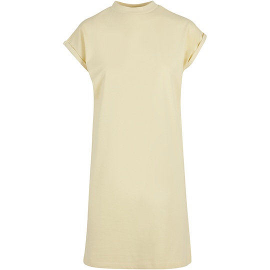 Sukienka T-shirtowa Bawełniana BY101 - Soft Yellow