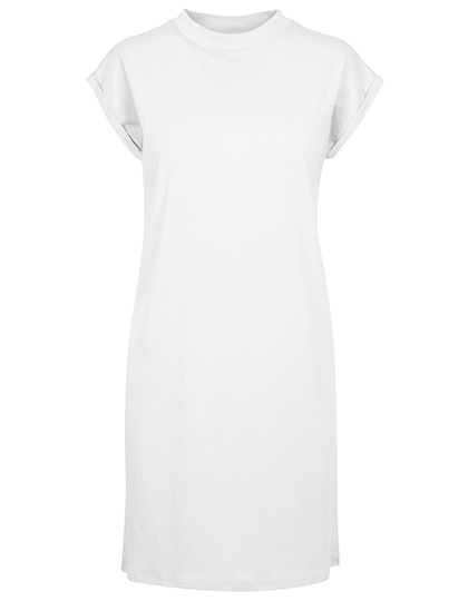 Damska sukienka z golfem BY101 - White