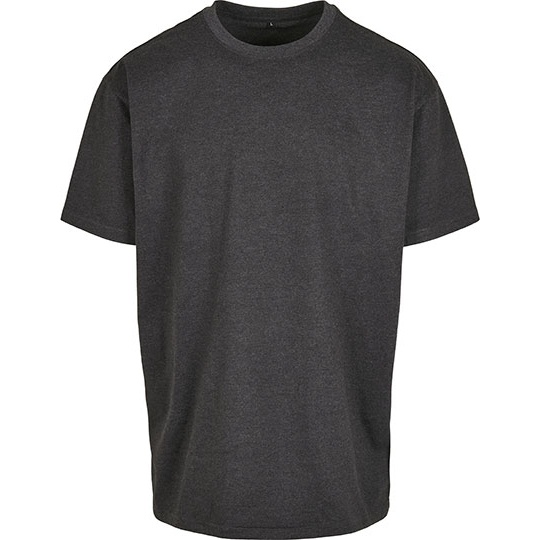 Koszulka Oversize Bawelniana BY102 - Charcoal (Heather)